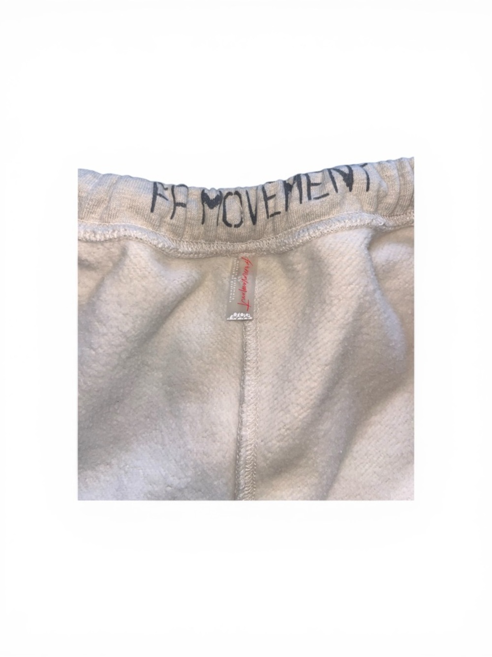 FP Movement by Free People Oatmeal Heather Wide Leg Lounge Pants - Picture 5 of 6